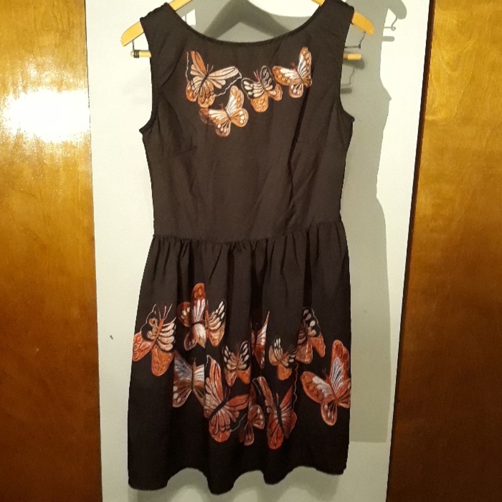 3 for $15☆ Black Butterfly Dress